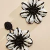 Women Versona Seashell Seed Bead Earrings