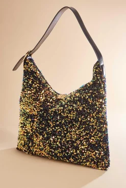 Women Versona Sequin Hobo Handbag