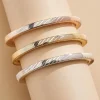 Women Versona Shades Of Metal Bracelet Set