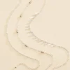 Women Versona Shaky Charm Anklet Set