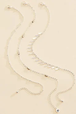 Women Versona Shaky Charm Anklet Set