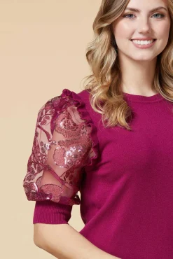 Women Versona Sleeve Of Absence Sweater