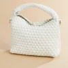Women Versona Slouchy Woven Satchel