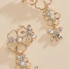 Women Versona Spring Florals Linear Earrings