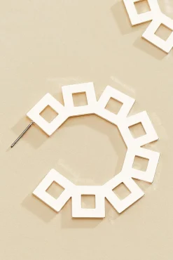 Women Versona Square Hoop Earrings