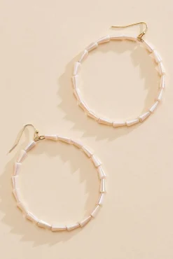 Women Versona Stacked Bead Ring Earrings