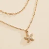 Women Versona Starfish Pendant Necklace Set