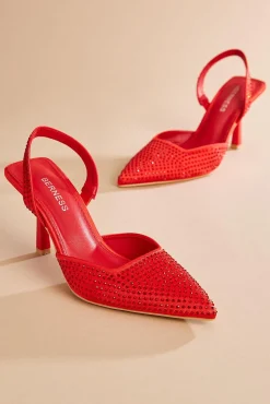 Women Versona Stone Patent Heels