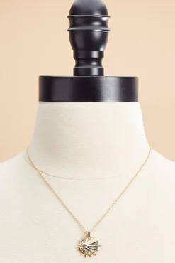 Women Versona Sunburst Pendant Necklace