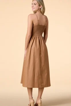Women Versona Sweet Pleat Midi Dress