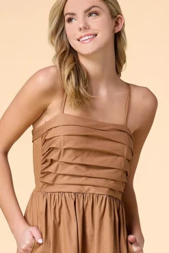 Women Versona Sweet Pleat Midi Dress