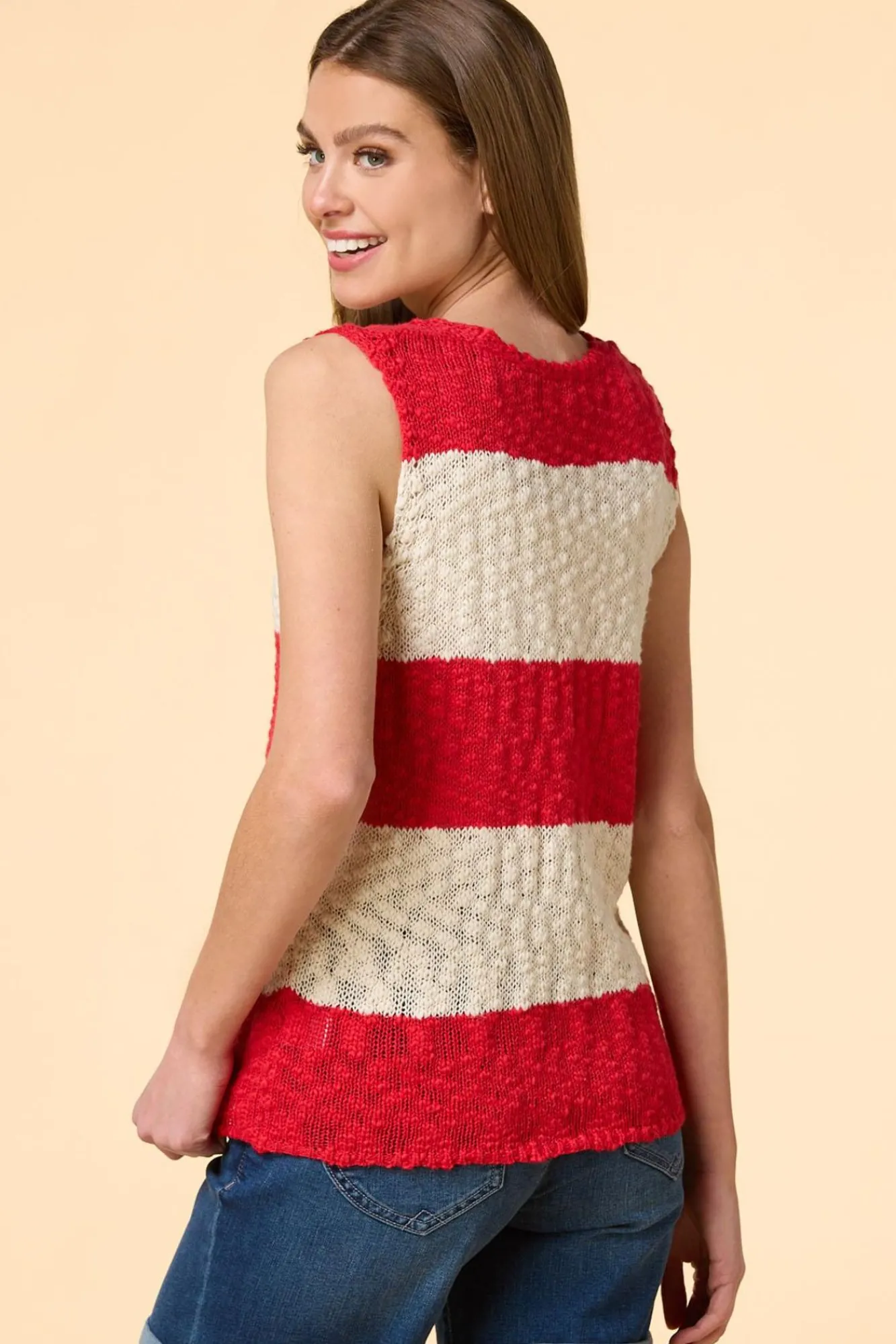 Women Versona Thirteen Stripes Tank