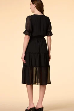 Women Versona Tier Madness Midi Dress