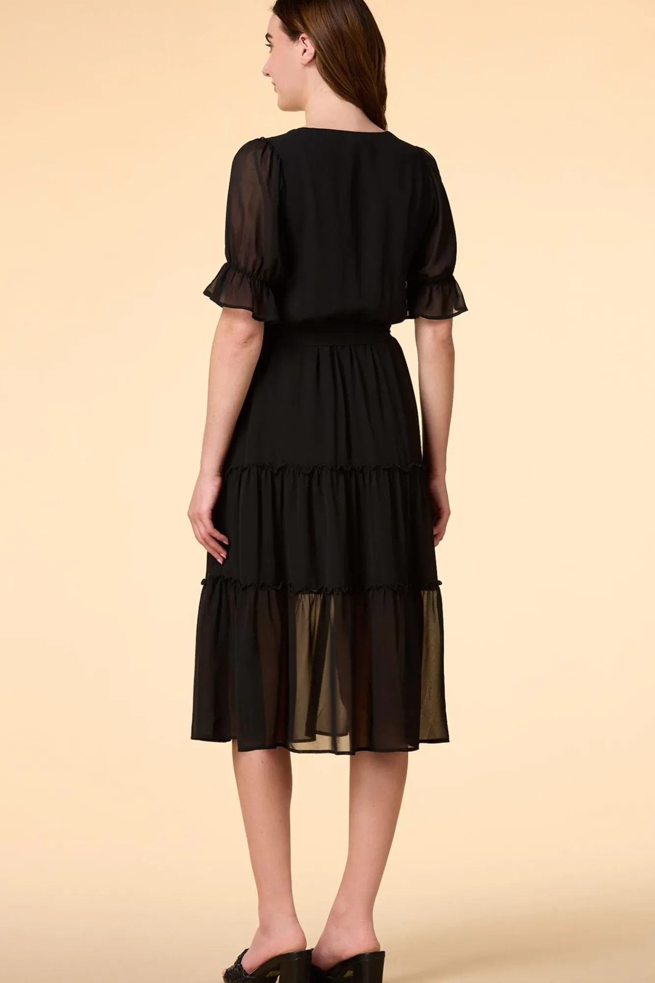 Women Versona Tier Madness Midi Dress