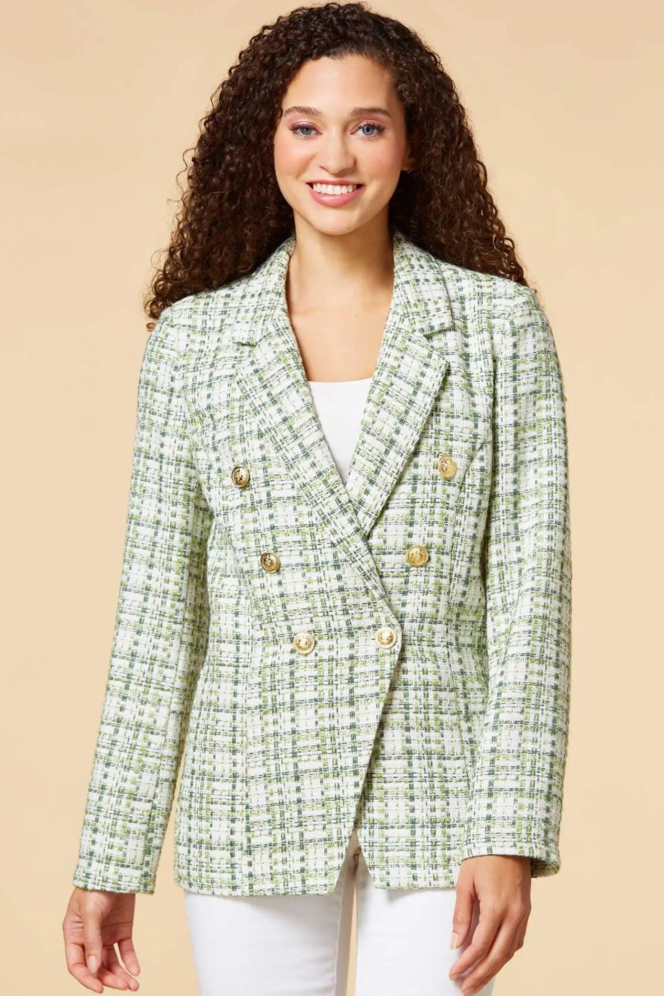 Women Versona Tweed Between The Lines Blazer