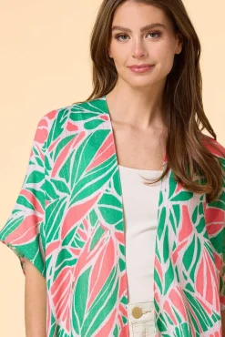 Women Versona Watermelon Rind Kimono