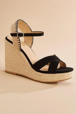 Women Versona Whipstitch Platform Wedge Heels
