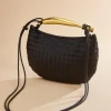 Women Versona Woven Faux Leather Satchel