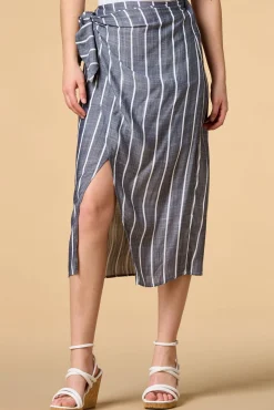 Women Versona Wrap Me Up Midi Skirt