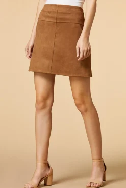 Women Versona Youre So Sueded Mini Skirt